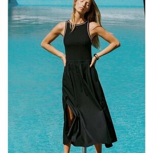 Zara Black Midi Dress